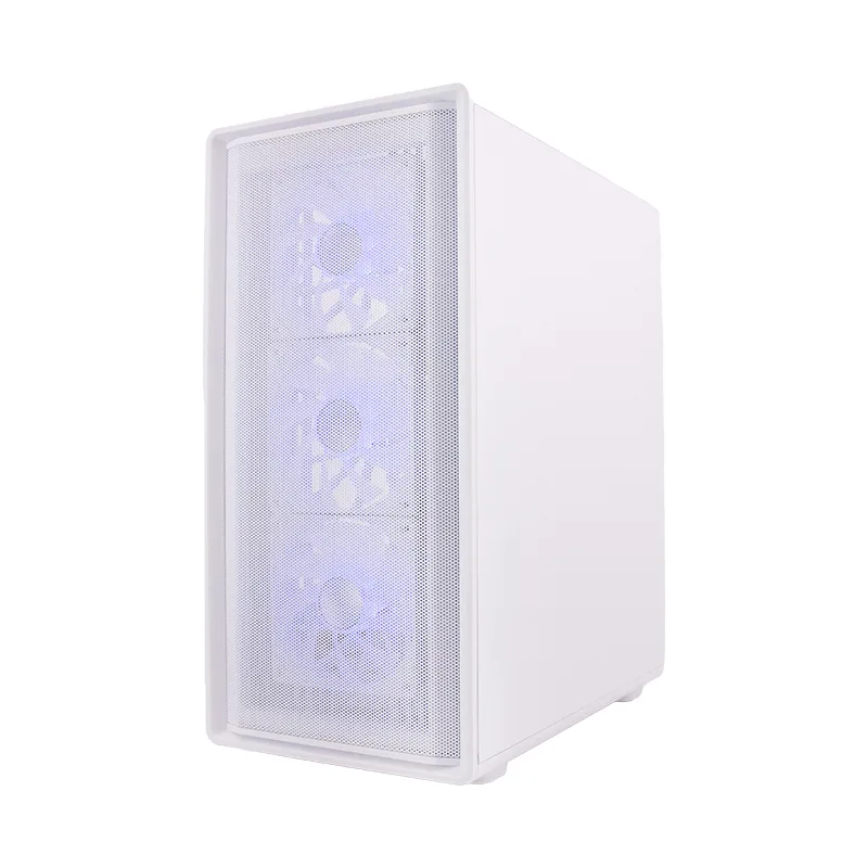 Case sin fuente Gamer TEROS TE-1329G, ITX, M-ATX, ATX, 3.5" y 2.5", Blanco