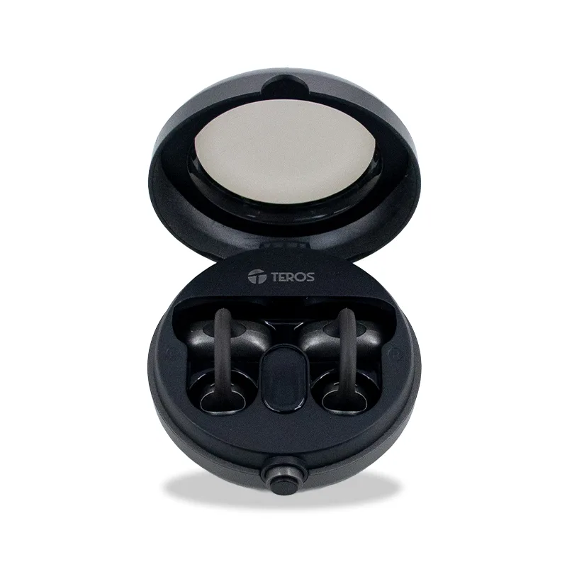 Audífonos Inalámbricos TEROS TE-80712N, Bluetooth, Carga Tipo C, Negro Titanium