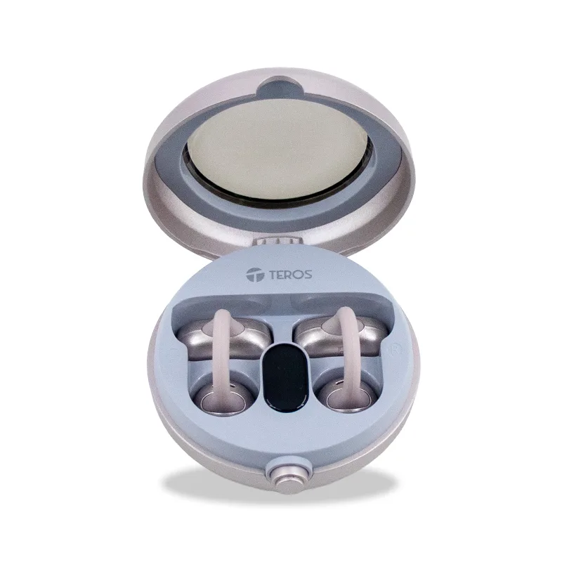 Audífonos Inalámbricos TEROS TE-80712RS, Bluetooth, Carga Tipo C, Rose Titanium