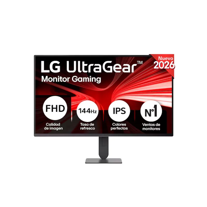Monitor LG UltraGear G4 27G414B, 27"/FHD/IPS/144Hz/HDMI/DP/Salida para auriculares