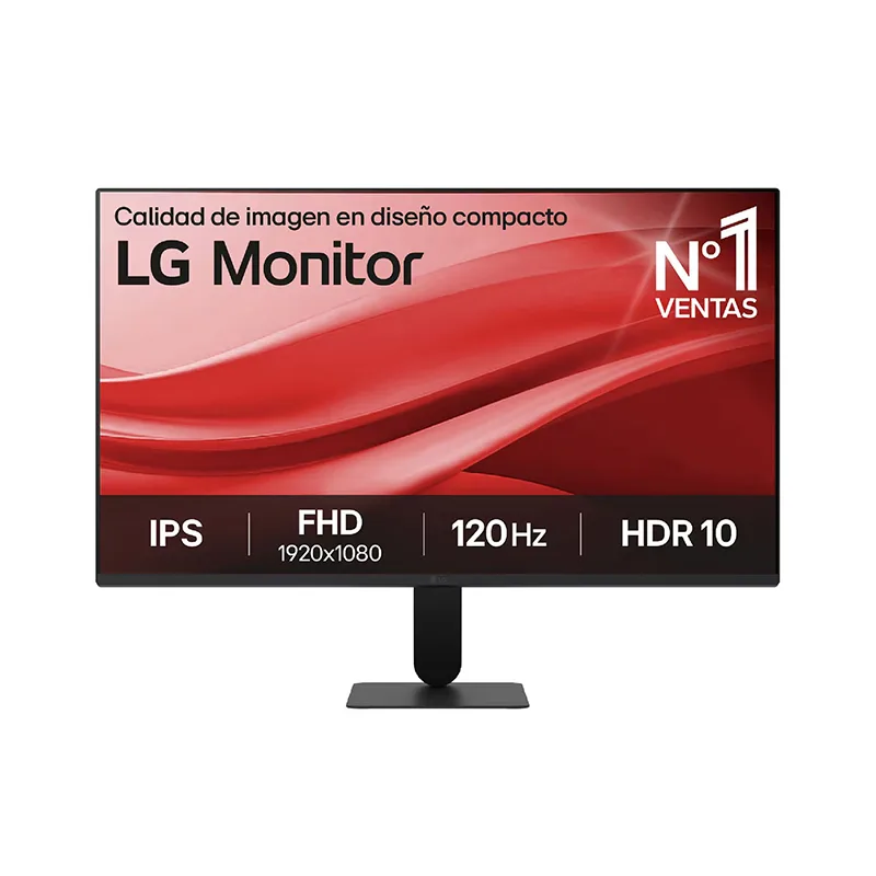 Monitor LG 27" FHD/IPS/120Hz/HDMI/VGA/Headphone-out