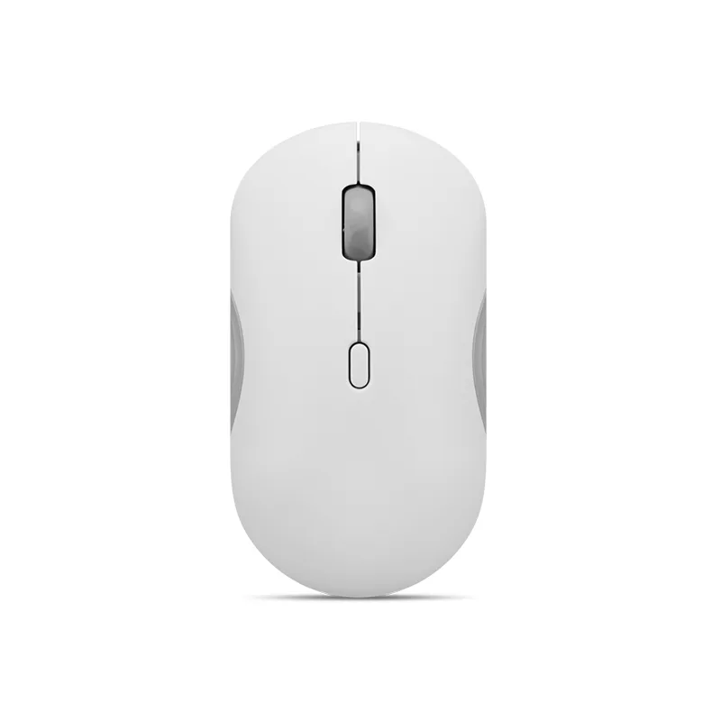 Mouse Lenovo 350 silencioso inalambrico (Dual Bluetooth 5.3) Color gris nube, sin batería