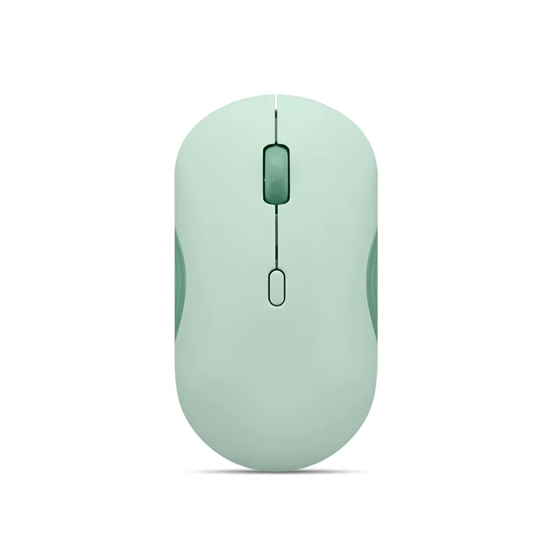 Mouse Lenovo 350 silencioso, Interfaz Bluetooth, Color Verde Musgo, sin batería