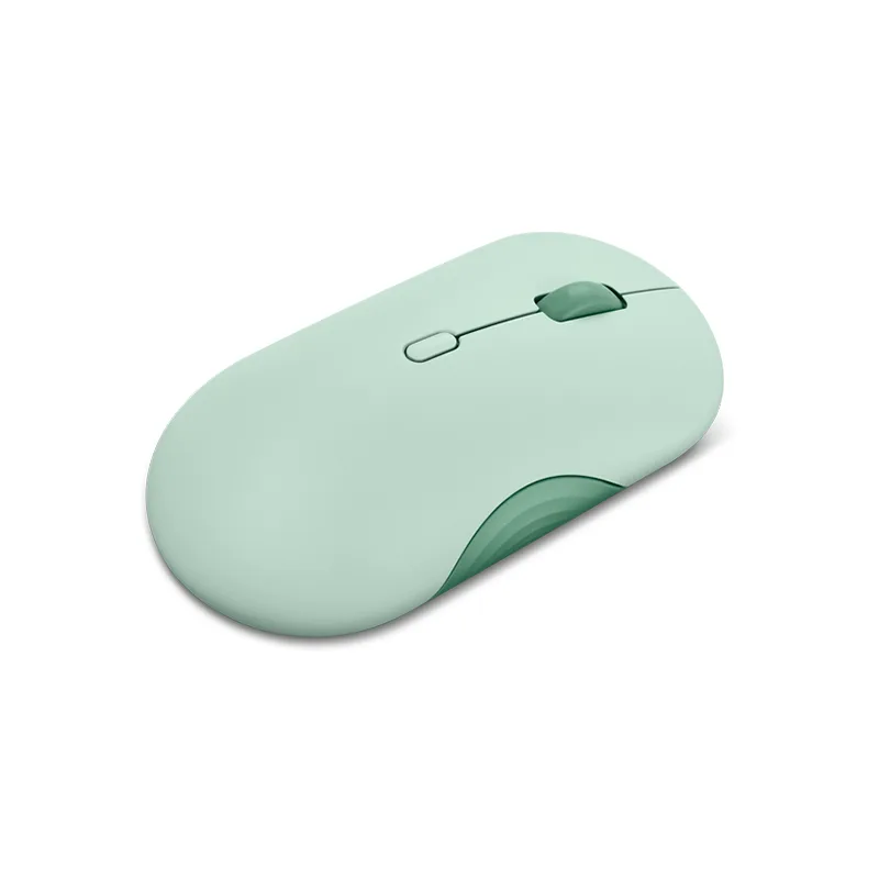 Mouse Lenovo 350 silencioso, Interfaz Bluetooth, Color Verde Musgo, sin batería