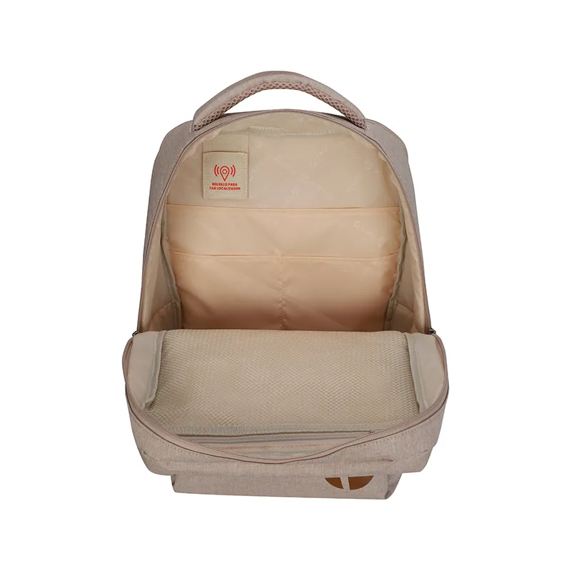 Backpack Teros City III TE-9046BG, para Notebooks de hasta 15.6", Color Beige