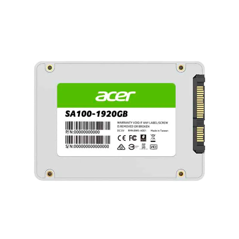 Unidad de Estado Solido Acer SA100, 480GB, 2.5′′, SATA lll (6Gb/s)