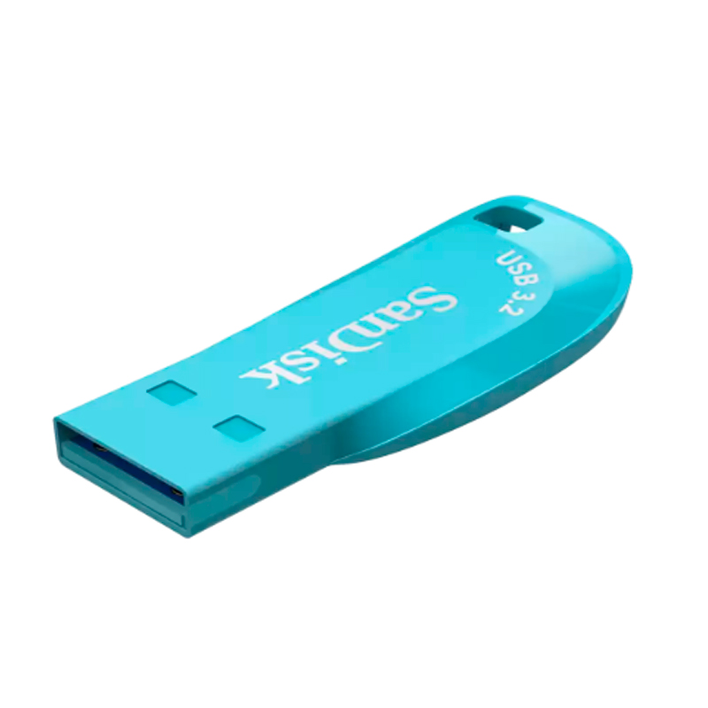Memoria Flash USB SanDisk Ultra Shift, 32GB, USB 3.2 Gen 1, Color Cyan