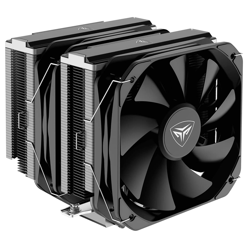 Fan-Cooler Dual para CPU PcCooler G6 BK, 260W, 4-Pin PWM, 12V DC