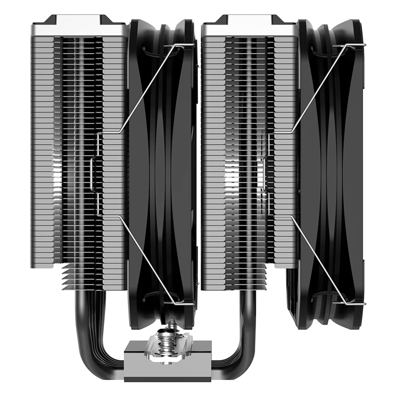 Fan-Cooler Dual para CPU PcCooler G6 BK, 260W, 4-Pin PWM, 12V DC