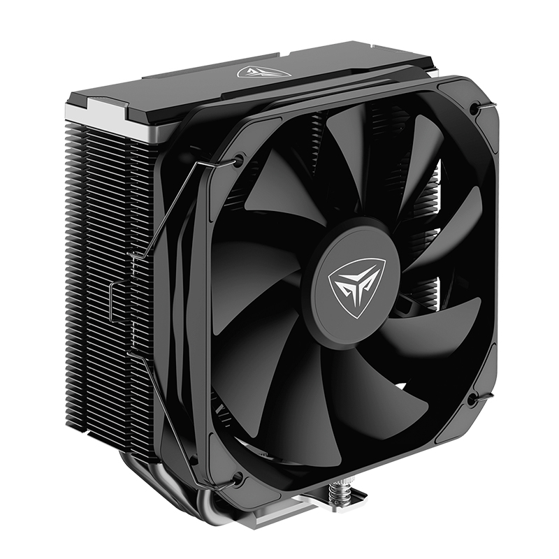 Fan-Cooler para CPU PcCooler K4 BK Challenger, 130mm, 240W, 4-Pin PWM, 12VDC, Color Negro