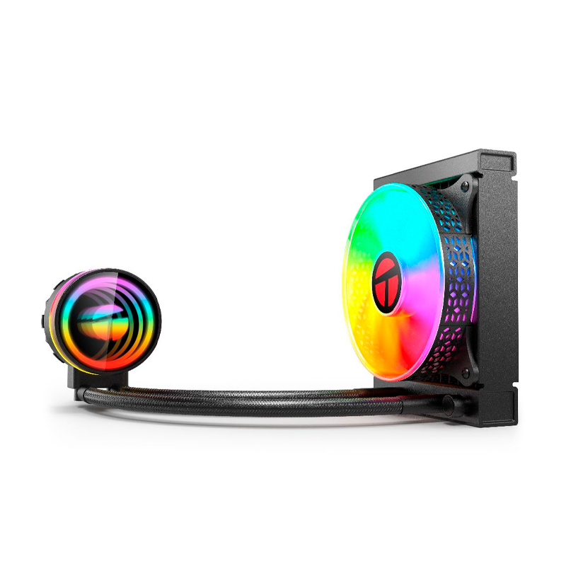 Cooler para procesador TEROS TE-8163N, Intel y AMD, TDP 155W Max, 12 cm, liquida