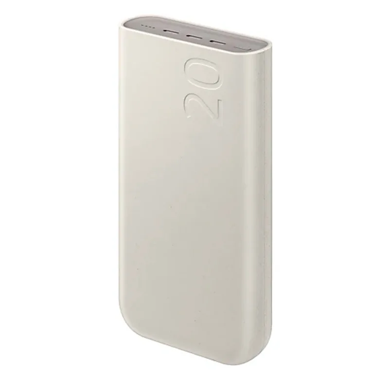 Battery Pack (Bateria Portátil) Samsung de 20,000 mAh, Color Beige