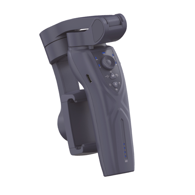 Estabilizador de Cardan, para telefono, bluetooth inalambrico de 3 ejes, negro