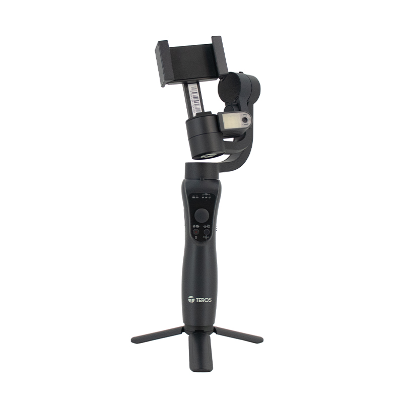 Estabilizador Gimbal de 3 ejes 360o con rastreador IA, TEROS TE-7056N para telefonos