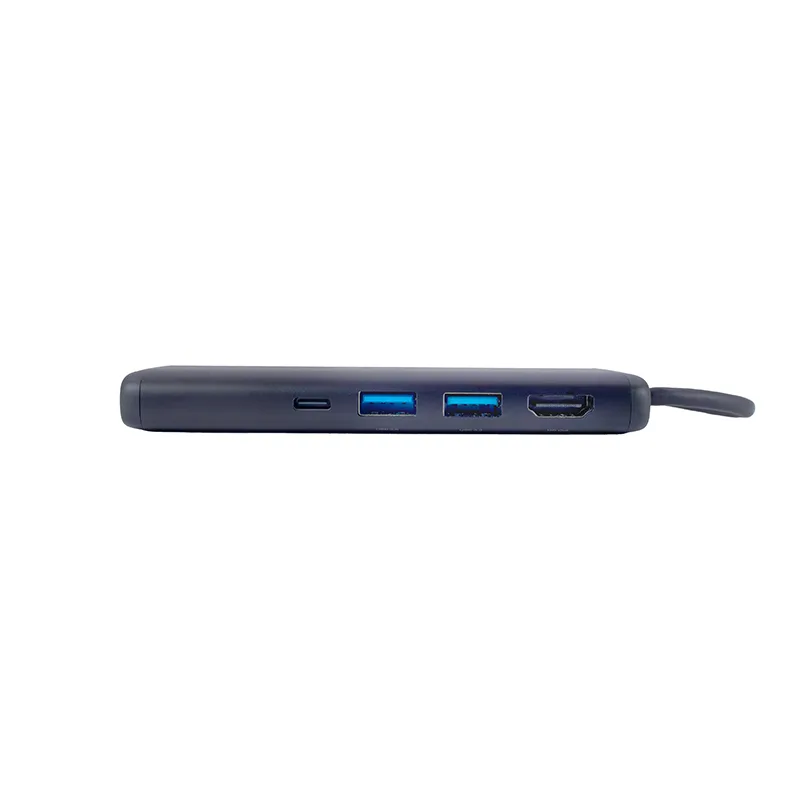 Concentrador de puertos (Hub) TEROS TE-7134N Gen 3 USB-C, 7 en 1