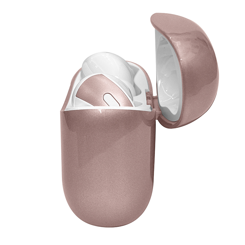 Audifonos TEROS TE-8074GR, Bluetooth, TWS, Rosa_Dorado