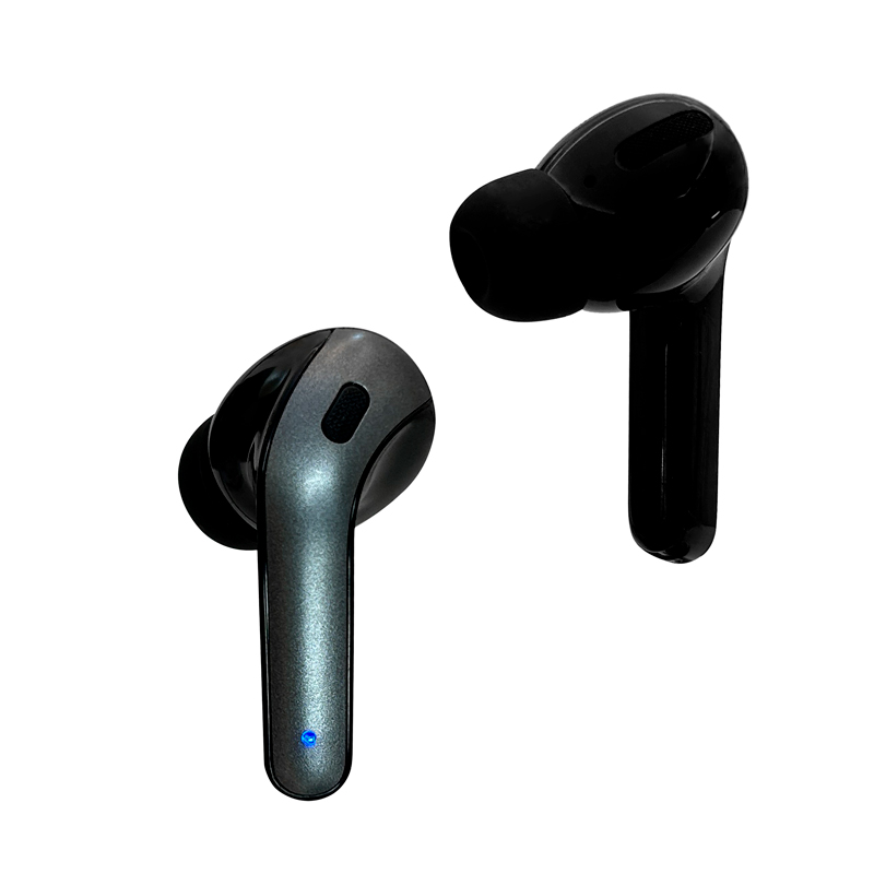 Audifonos TEROS TE-8074N, Bluetooth, TWS, negro
