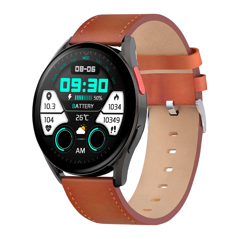 Reloj inteligente TEROS TE-8081B, 1.43_ AMOLED, IP68, bluetooth 5.3, negro