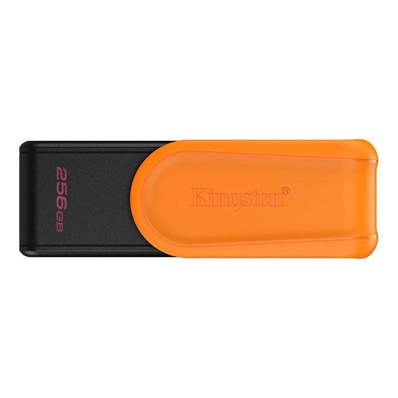 Memoria Flash USB Kingston DataTraveler Exodia S, 256GB, interfaz: USB 3.2 Gen 1, Naranja