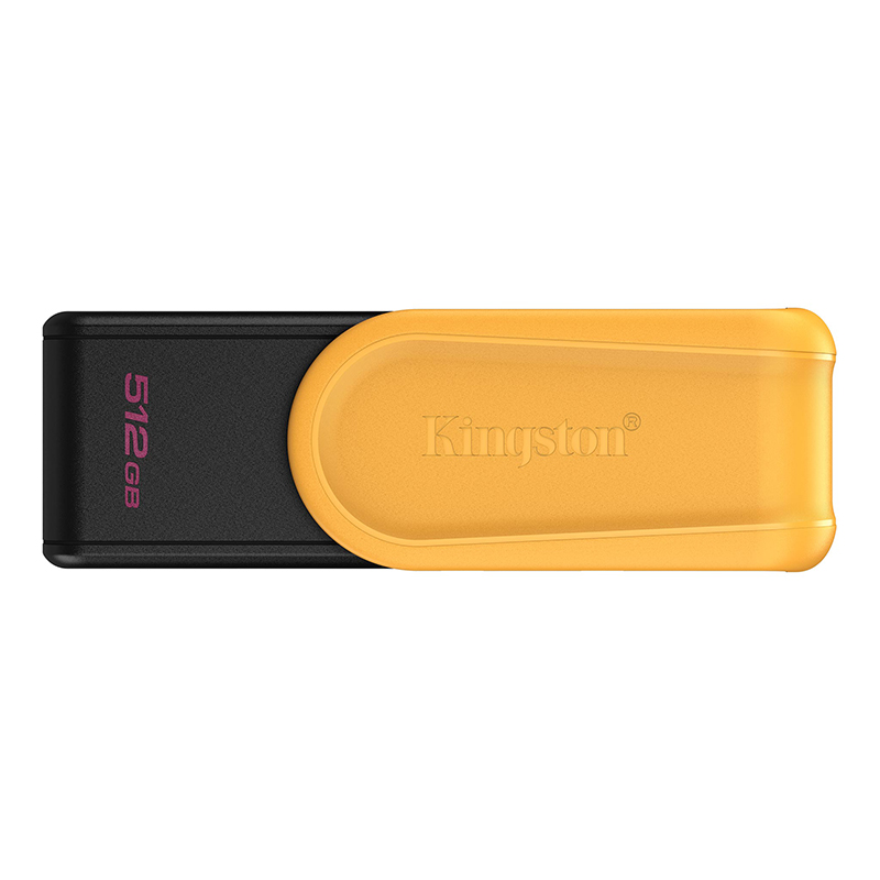 Memoria Flash USB Kingston DataTraveler Exodia S, 512GB, interfaz_ USB 3.2 Gen 1, Amarillo
