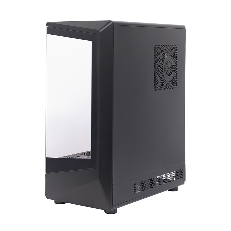 Case gamer TEROS TE-1321G, Mid Tower, USB 3.0 _ USB 2.0, audio, ventilador ARGB, negro