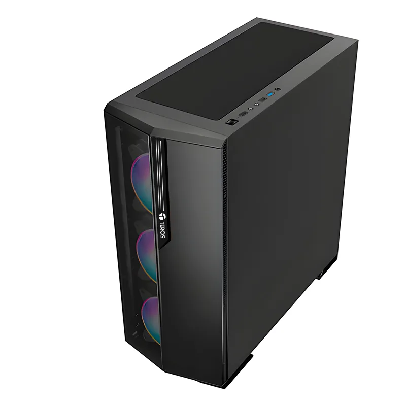 Case Gamer Teros TE1175N, Mid Tower, Negro, USB 3.0, USB 2.0, Audio.