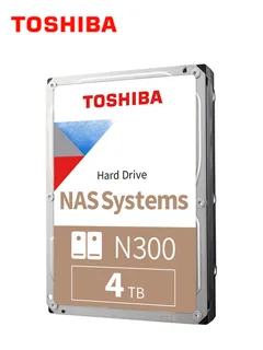 Disco duro Toshiba N300 NAS, 4TB, SATA 6.0Gb/s, 7200rpm, 512MB Cache, 3.5".