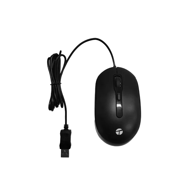 Kit teclado y mouse TEROS TE-5010CS, USB, 1000-2000 DPI, 4 botones, 105, tecla FN, negro