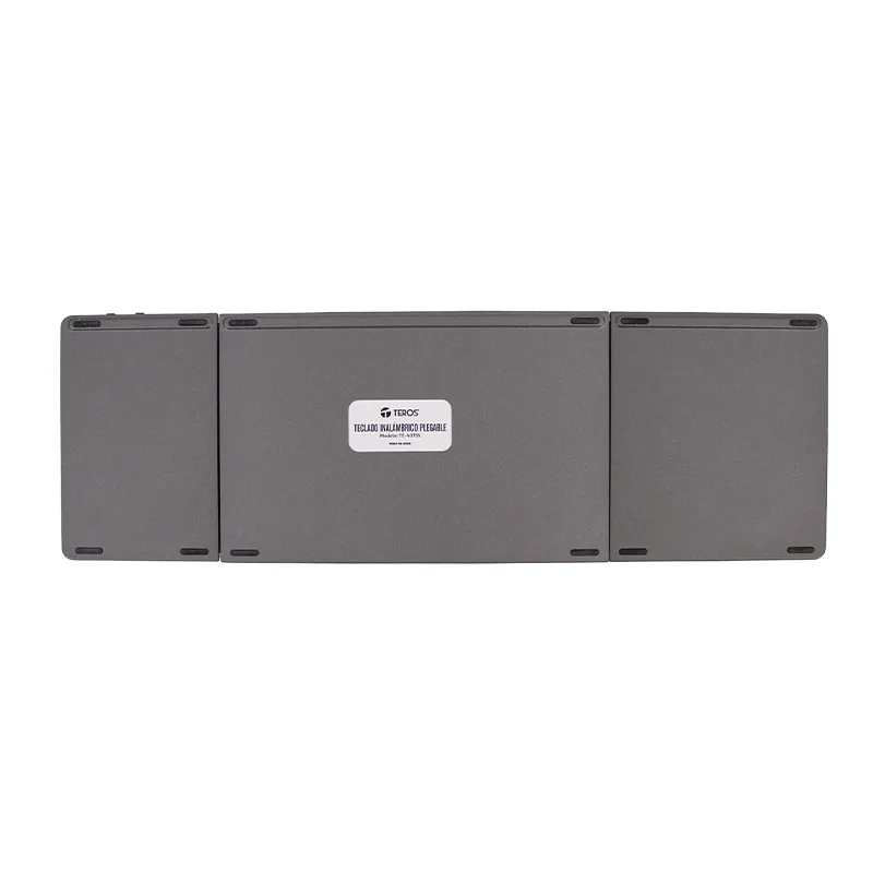 Teclado inalámbrico plegable TEROS TE-4075S, BT 3.0, gris