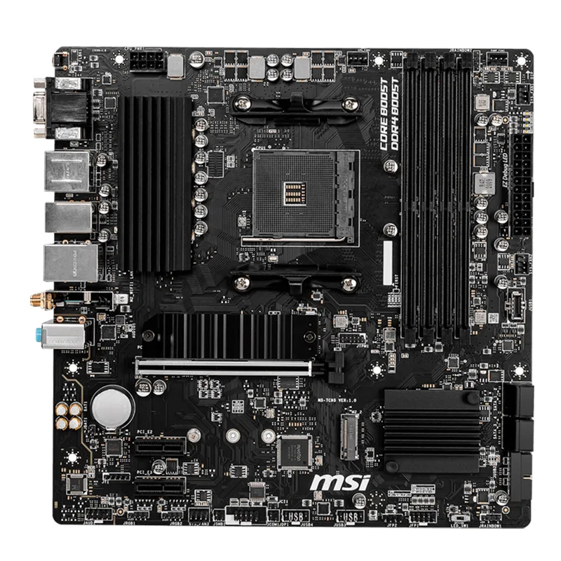 Motherboard MSI B550M PRO-VDH WIFI, AMD B550, AM4 Socket, VGA, HDMI, DP, USB 3.2 Gen1