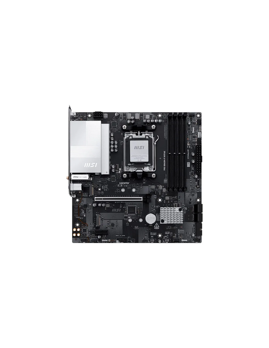 Motherboard MSI PRO B840M-P WIFI6E, Chipset AMD B840, Socket AMD AM5, mATX