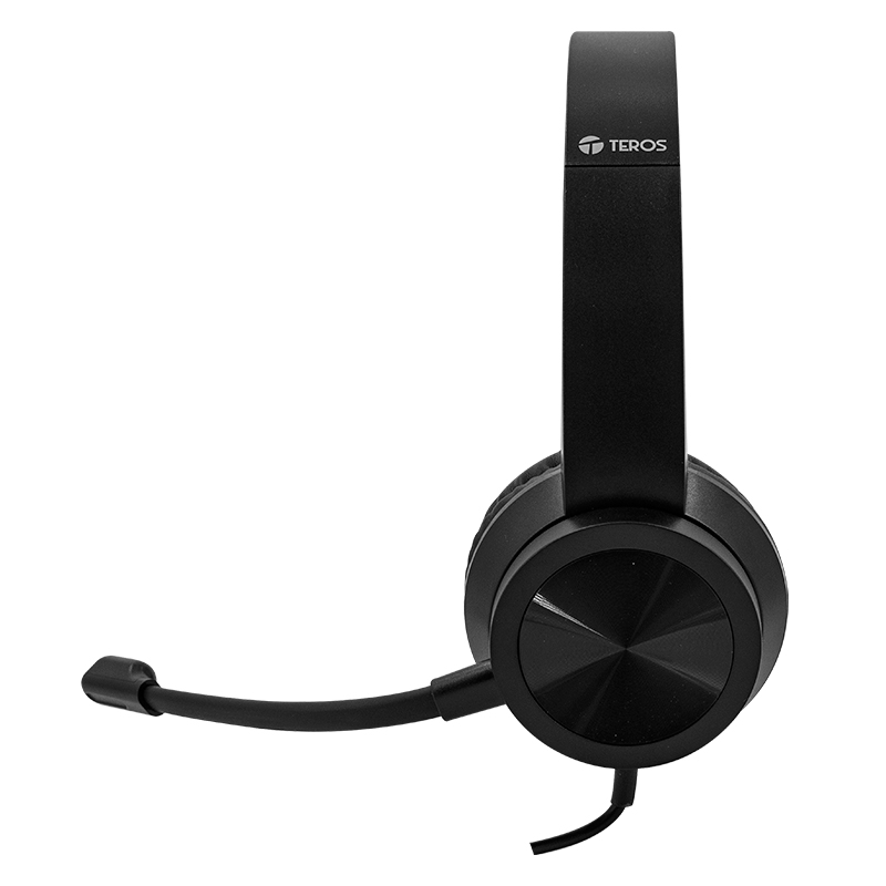 Audifono TEROS TE-8037N (HEADSET), negro