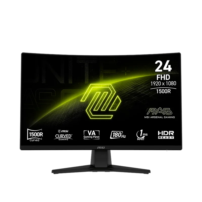 Monitor MSI MAG 242C Curvo (1500R) 23.6", FHD VA, HDMI / DP / Headphone-Out