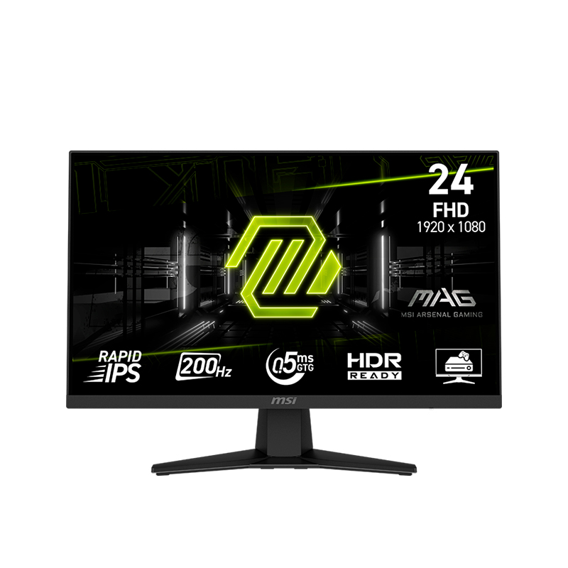 Monitor MSI MAG 244F Plano 23.8, FHD Rapid IPS (1920 x 1080), HDMI _ DP _ Headphone-Out