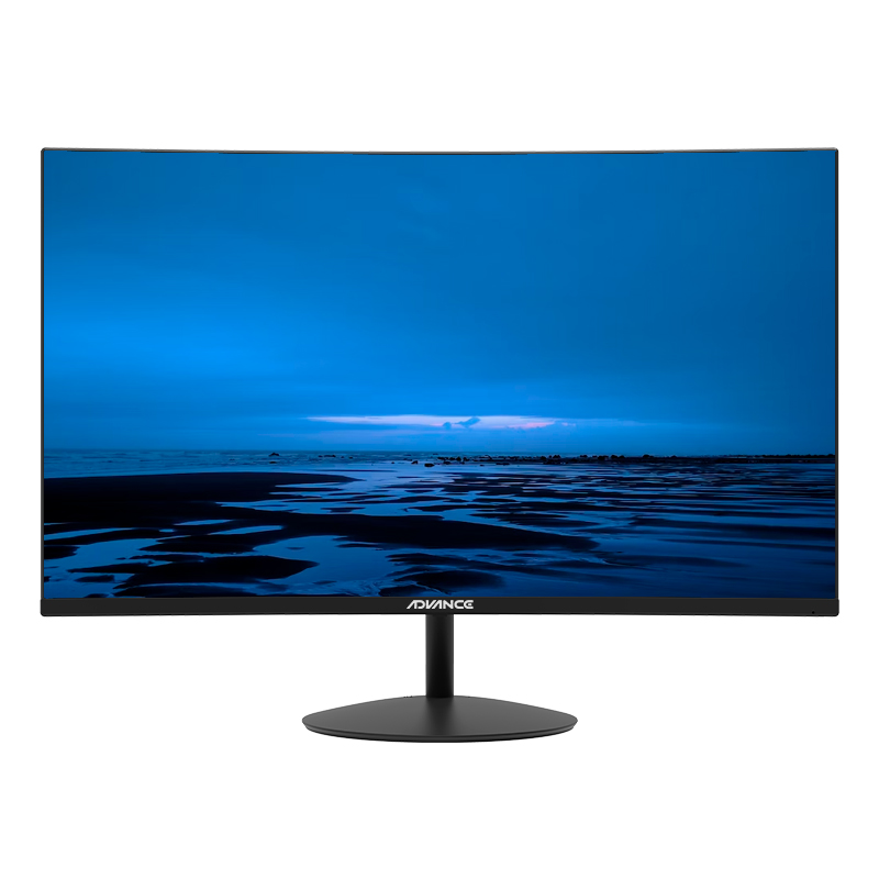 Monitor curvo ADVANCE ADV-2452S 23.6_ FHD VA 100Hz 1ms HDMI DP PARLANTES negro