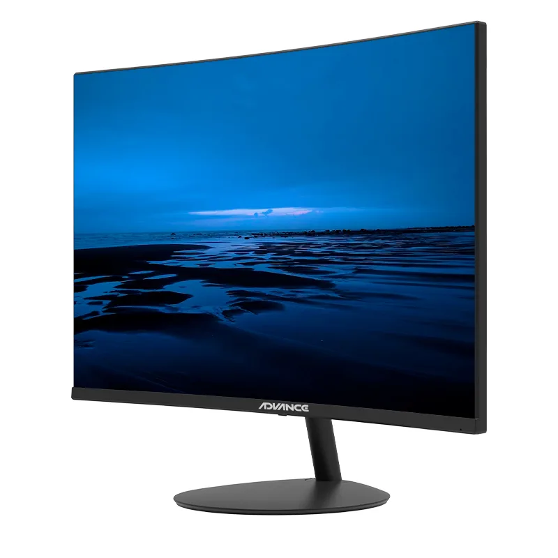 Monitor curvo ADVANCE ADV-2452S 23.6" FHD VA 100Hz 1ms HDMI DP PARLANTES negro