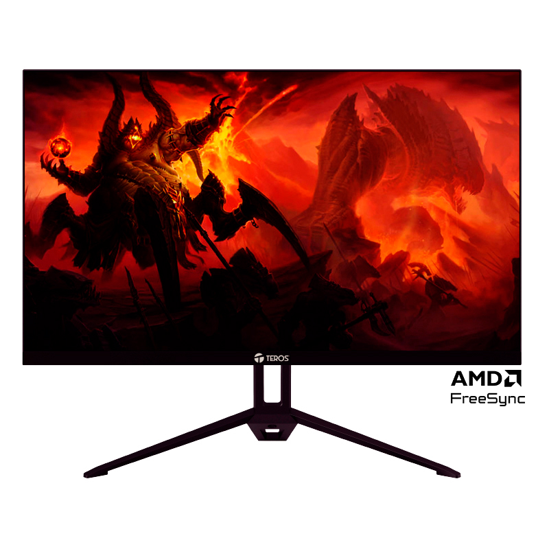 Monitor Plano TEROS TE-2415S, 23.8_ FHD IPS, 120Hz, 1ms, HDMI, DP, Parlantes