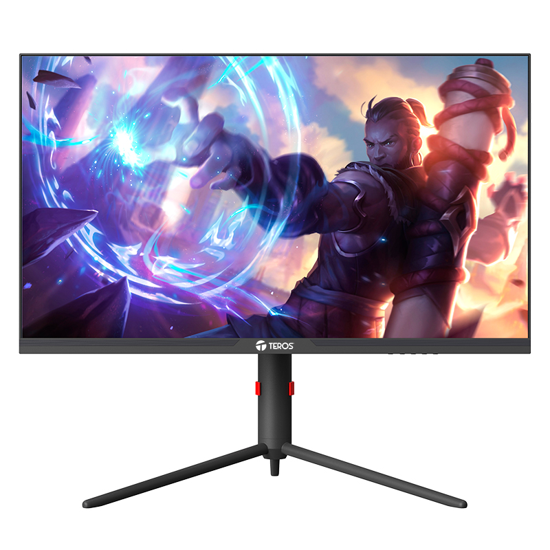 Monitor Plano Gaming TEROS TE-2472G, 24.5_ FHD VA, 260 Hz, 1ms, HDMI, DP, AUDIO OUT