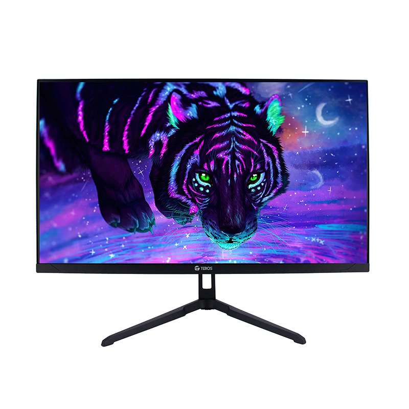 Monitor plano gaming TEROS TE-2475G 24.5_ FHD VA 180Hz 1ms HDMI DP AUDIO OUT negro