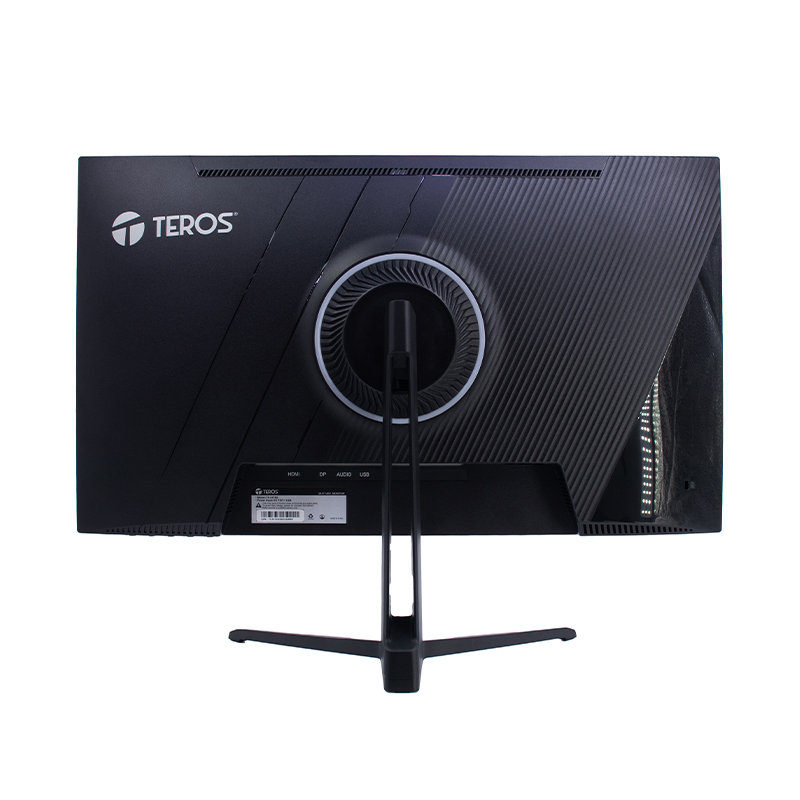Monitor plano gaming TEROS TE-2475G 24.5_ FHD VA 180Hz 1ms HDMI DP AUDIO OUT negro