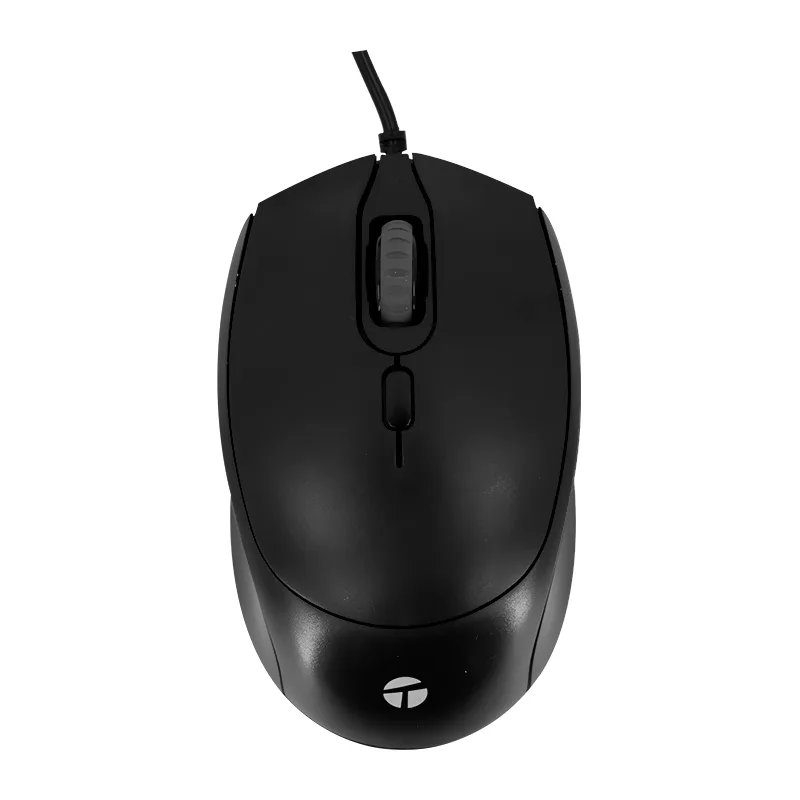 Mouse óptico TEROS TE-1222S, 800-1200-1600 DPI, USB, 4 botones