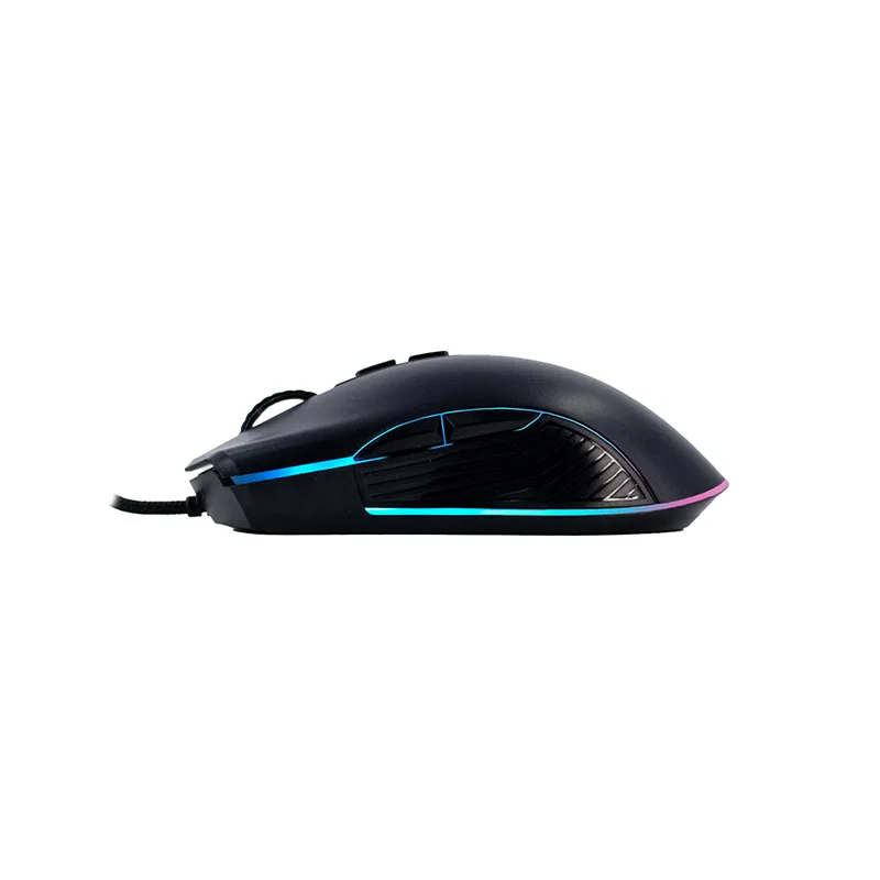 Mouse Gamer Teros TE-1233G, DPI hasta 7200, RGB,7 Botones, USB, Negro