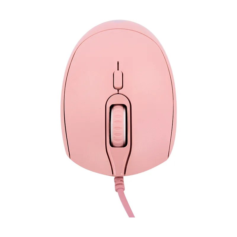 Mouse Óptico Teros TE-1226S, 800-1200-1600 DPI, USB, 4 Botones, Color Rosado