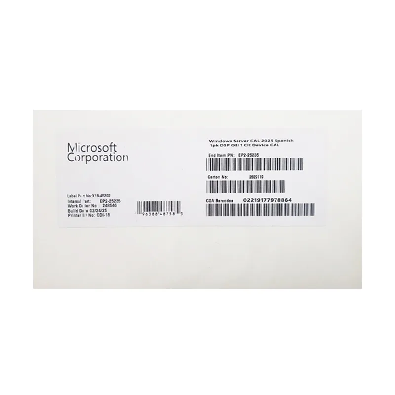 Microsoft Windows Server CAL 2025 1PK DEVICE CAL (EP2-25235)