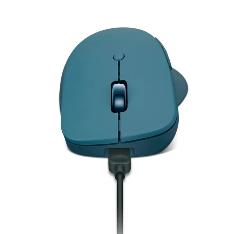 Mouse LENOVO Yoga Pro, Interfaz sensor óptico azul inalámbrico, 6 botones, verde azulado