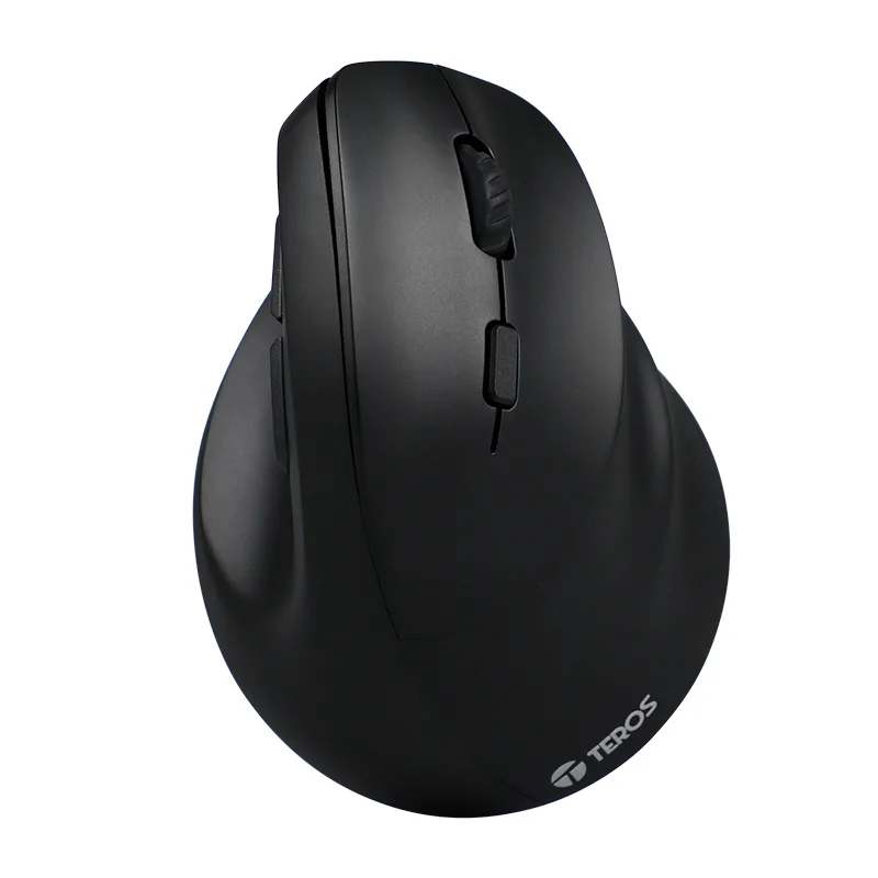Mouse Inalámbrico Teros TE-5169N, 2.4G+Bluetooth, 2400 DPI, USB, Color Negro