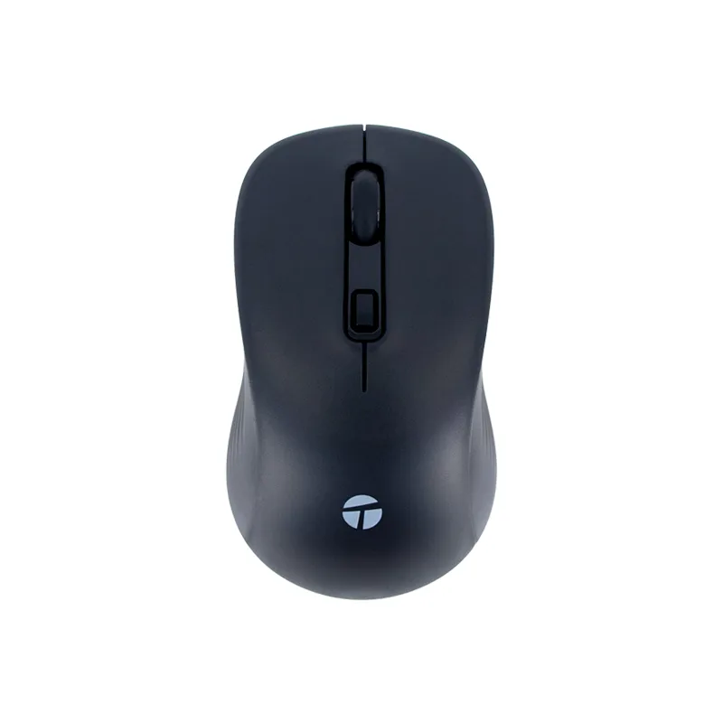 Mouse inalámbrico TEROS TE-1231S, 2.4GHz, BT 5.0, 4 botones, USB, negro