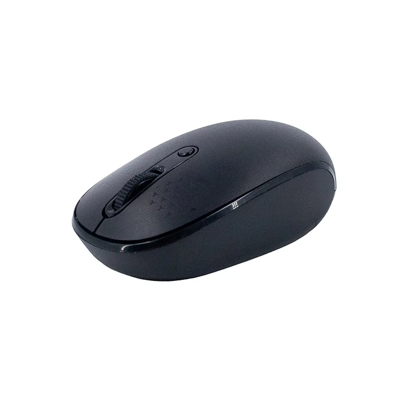 Mouse Inalámbrico Teros TE-1237S, BT 5.0, 2.4GHz, USB, Color Negro