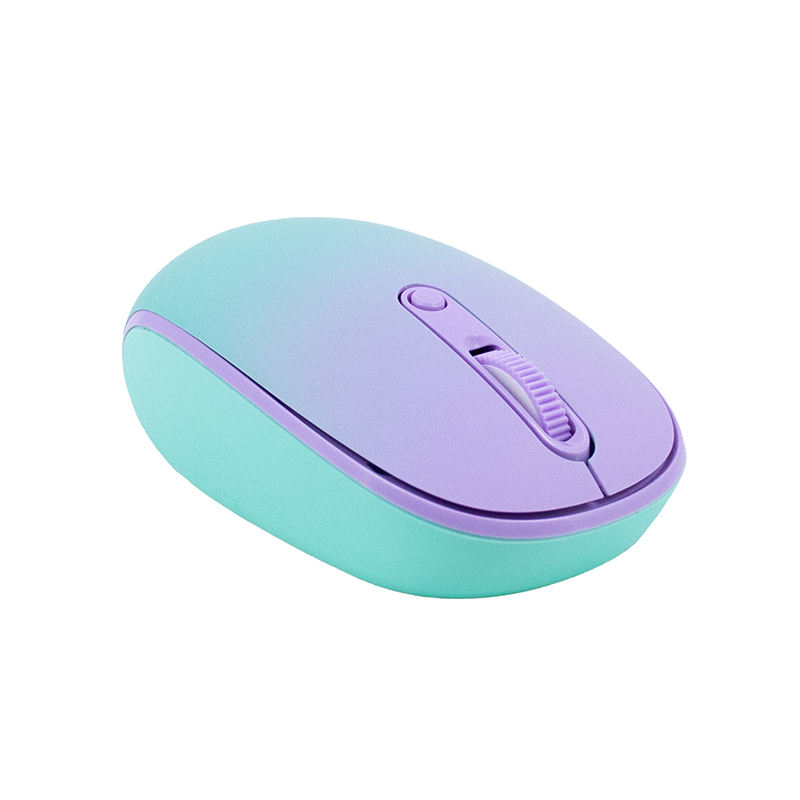Mouse Inalambrico Teros TE-1239S, 2.4GHz, 4 botones, USB, Color Purple