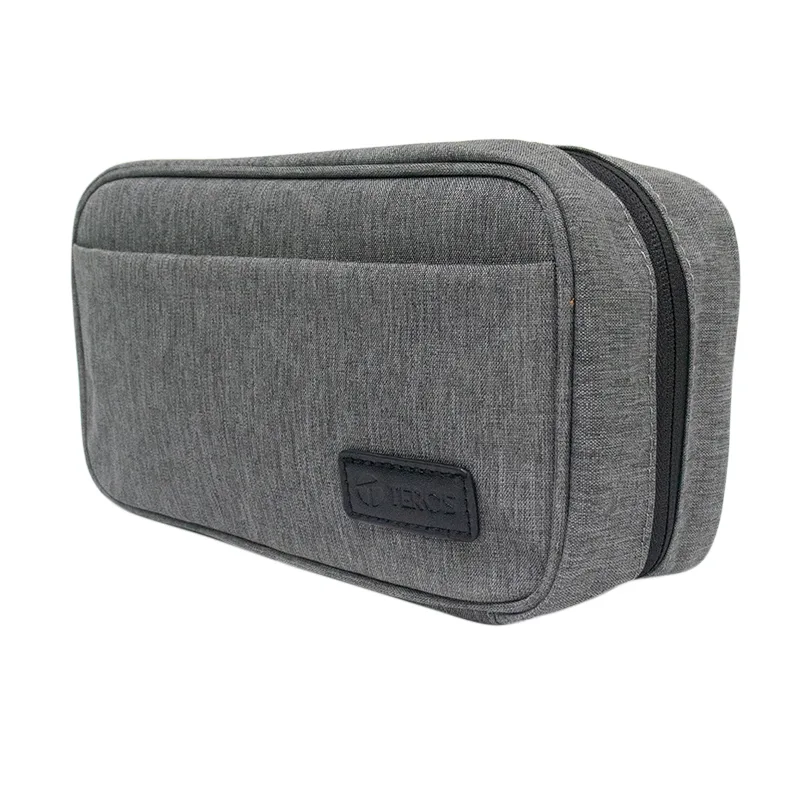 Cartuchera ﻿/ Estuche ﻿/ ﻿Organizador / Portacables TEROS TE-ACS9014, gris